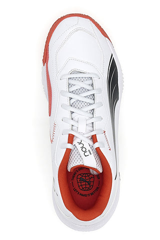 Scarpe da Padel Bianche e Rosse da Uomo Puma Nova Smash