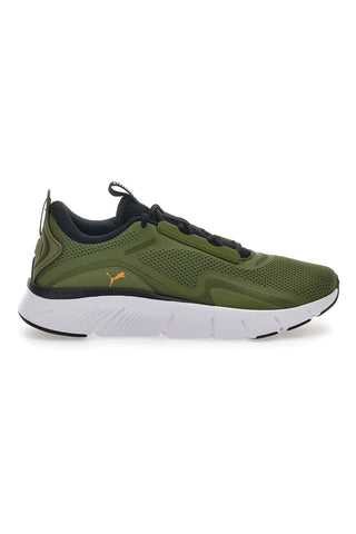 Puma Flex Focus Lite Mesh-Laufschuhe in Militärgrün