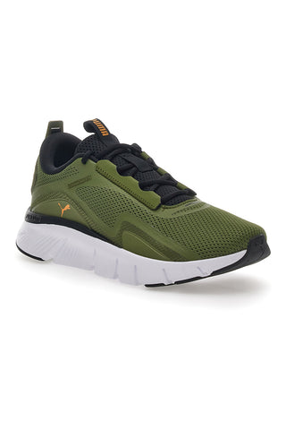Scarpe da Running Verde Militare in Mesh Puma Flex Focus Lite