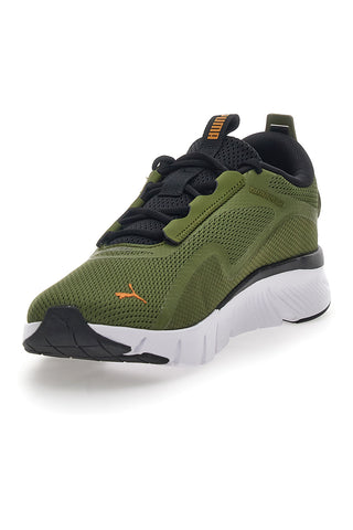 Scarpe da Running Verde Militare in Mesh Puma Flex Focus Lite