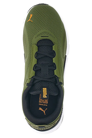Scarpe da Running Verde Militare in Mesh Puma Flex Focus Lite