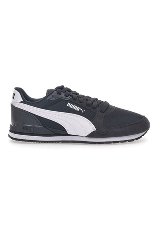 Schwarze Turnschuhe mit seitlichem String Puma St Runner V3 Mesh