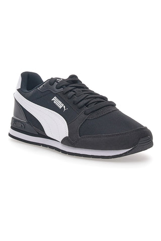 Schwarze Turnschuhe mit seitlichem String Puma St Runner V3 Mesh
