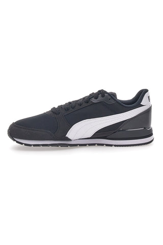Schwarze Turnschuhe mit seitlichem String Puma St Runner V3 Mesh