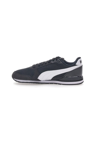 Schwarze Turnschuhe mit seitlichem String Puma St Runner V3 Mesh