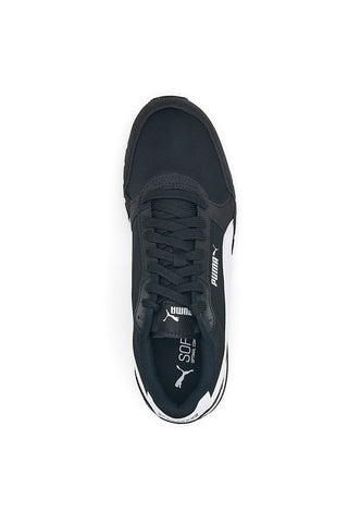 Schwarze Turnschuhe mit seitlichem String Puma St Runner V3 Mesh