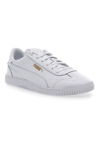 Weiße Turnschuhe mit seitlichem Puma Club 5v5-Logo
