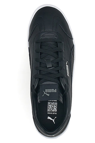Schwarze Turnschuhe mit seitlichem Puma Club 5v5-Logo