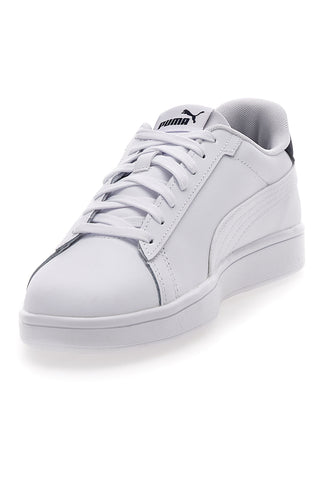 Puma Smash 3.0 L Weiße Turnschuhe mit Schnürsenkeln