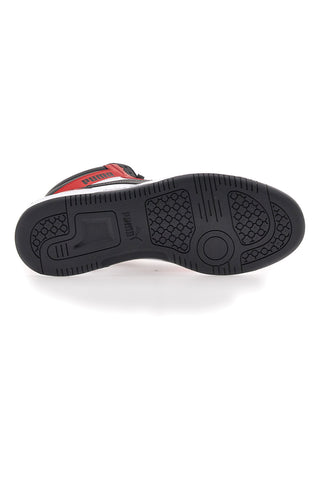 Sneakers Mid Cut Rosse e Nere Puma Rebound V6