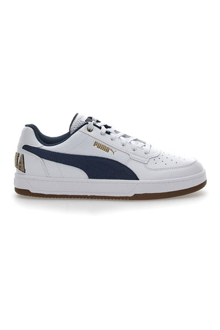 Weiße und blaue Puma Caven 2 Retro-Sneaker