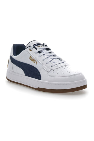 Weiße und blaue Puma Caven 2 Retro-Sneaker