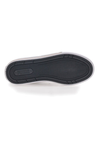 Sneakers Nere e Bianche In Tela Puma Court Classic Vulc Fs
