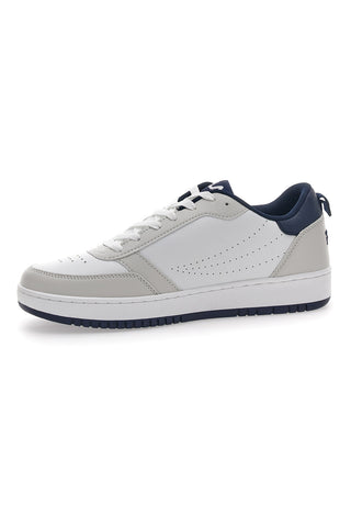 Sneakers Bianche Con Dettagli Blu Fila Raga