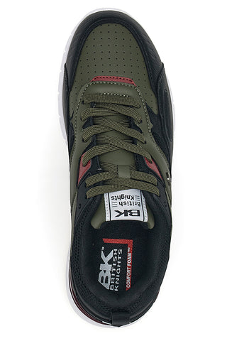 British Knights Herren-Sneaker in Schwarz/Grün 53361004