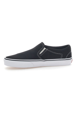 Vans Asher Schwarze Slip-On-Sneaker