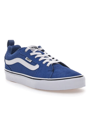 Vans Filmore blaue und weiße Turnschuhe