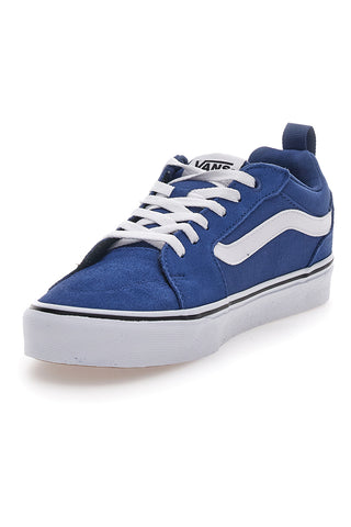 Vans Filmore blaue und weiße Turnschuhe