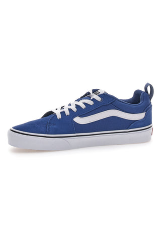 Vans Filmore blaue und weiße Turnschuhe
