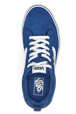 Vans Filmore blaue und weiße Turnschuhe