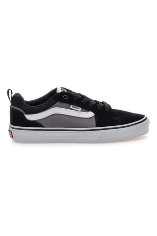 Schwarze Skate-Sneaker mit Schnürsenkeln von Vans Filmore