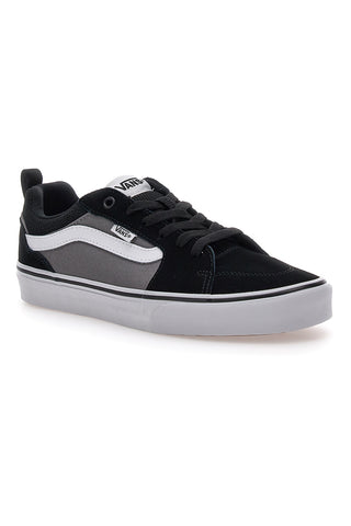 Schwarze Skate-Sneaker mit Schnürsenkeln von Vans Filmore