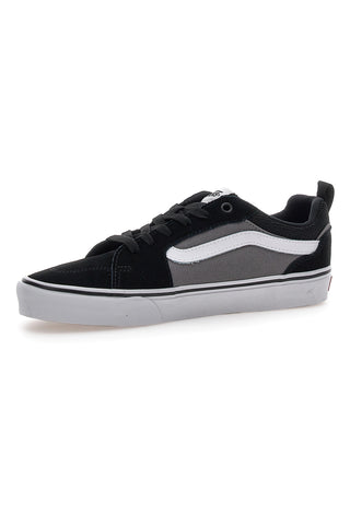 Schwarze Skate-Sneaker mit Schnürsenkeln von Vans Filmore
