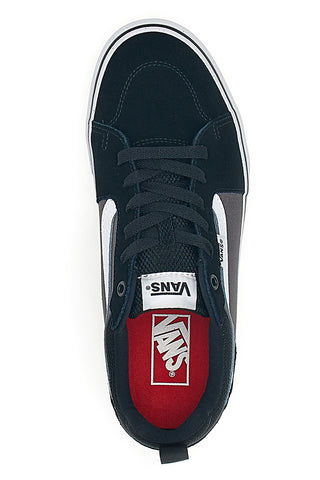 Schwarze Skate-Sneaker mit Schnürsenkeln von Vans Filmore