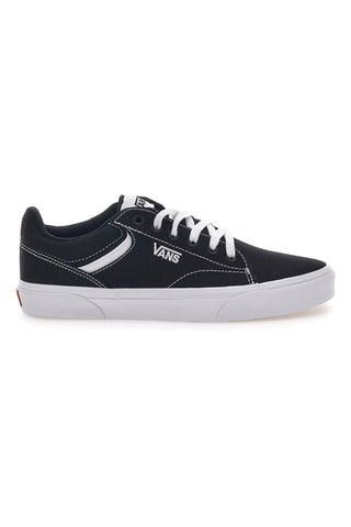 Schwarze Sneakers mit Schnürsenkeln von Vans Seldan