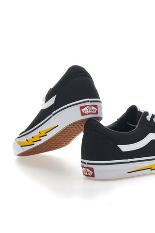 Sneakers Nere e Bianche Con Fulmine Laterale Vans Ward