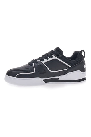Schwarz-weiße Champion 3 Point Low Sneakers