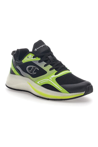 Campion Vibe Sneakers in Schwarz und Limette