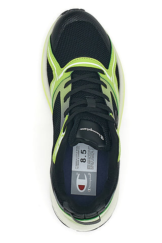 Campion Vibe Sneakers in Schwarz und Limette