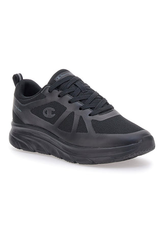 Schwarze Mesh-Sneaker von Champion Cage