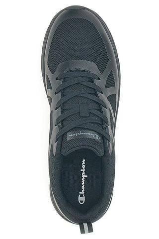 Schwarze Mesh-Sneaker von Champion Cage