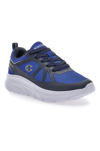 Schwarze und blaue Champion Cage Mesh-Sneaker