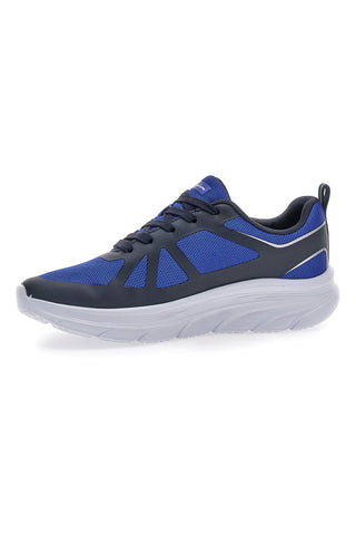 Schwarze und blaue Champion Cage Mesh-Sneaker