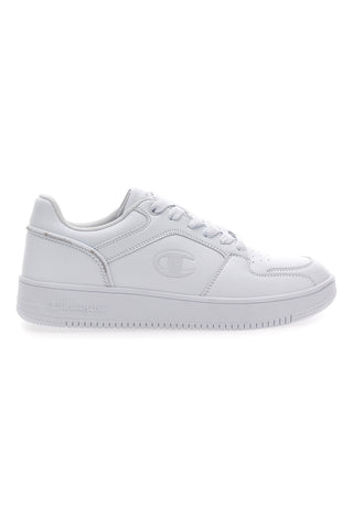 Weiße Sneaker „Champion Rebound 2.0 Low“ mit lässigen Schnürsenkeln