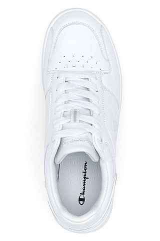 Weiße Sneaker „Champion Rebound 2.0 Low“ mit lässigen Schnürsenkeln