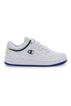 Weiße Turnschuhe mit blauer Sohle Champion Rebound Low B Gs