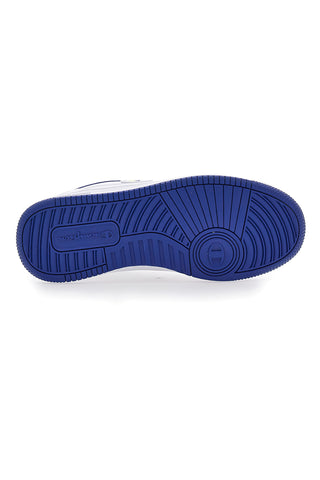 Sneakers Bianche e Con Suola Blu Champion Rebound Low B Gs