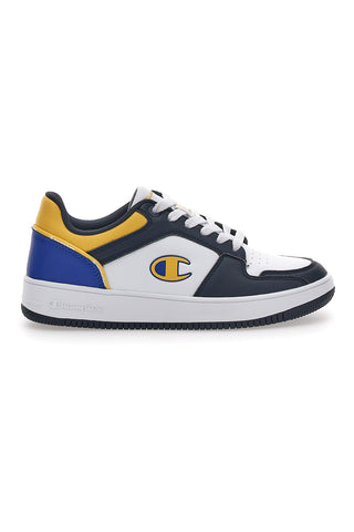 Sneakers Bianche e Nere con Lacci Champion Rebound 2.0 Low