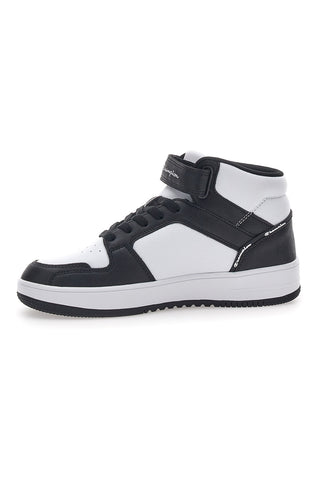 Sneakers Bianche e Nere Alte Champion Rebound 2.0 Mid B GS
