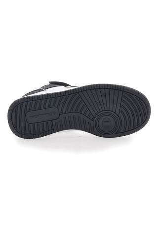 Sneakers Bianche e Nere Alte Champion Rebound 2.0 Mid B GS