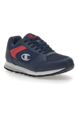 Blaue Turnschuhe mit seitlichem Logo Champion RR Champ II B GS