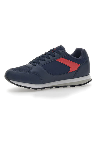 Blaue Turnschuhe mit seitlichem Logo Champion RR Champ II B GS