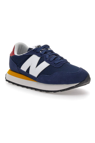 Blaue Turnschuhe mit bunten Details New Balance 237