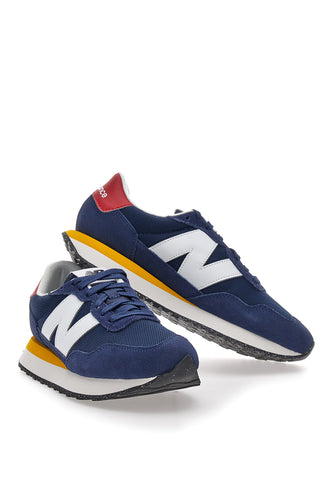 Blaue Turnschuhe mit bunten Details New Balance 237