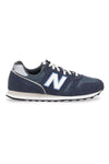 Blaue Eclipse-Sneaker mit Echtledereinsätzen New Balance 373