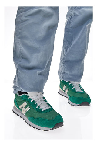 Grüne Casual-Sneaker aus New Balance 515 Wildleder